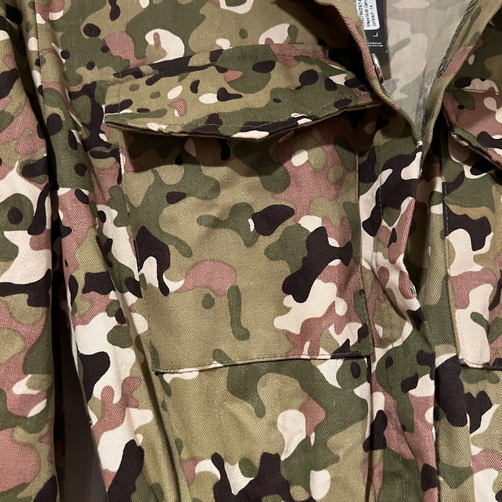 Camouflage Utility Jumpsuit - Women's Green Camo - Picture 3 of 6